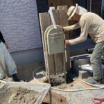 【香川県Ａ様邸】境界ブロック・２回目土間ＯＫ！玄関周りオシャレに♪ (株)カインズガーデン｜香川の外構エクステリア工事