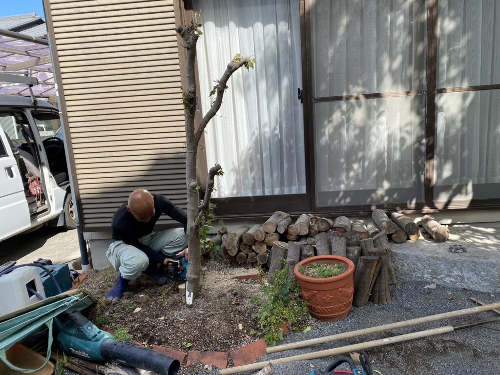 【高松市Ｍ様邸】庭木・植栽・花壇等を撤去しスッキリ庭仕舞い✨昨日着工⛑ (株)カインズガーデン｜香川県の庭リフォーム工事