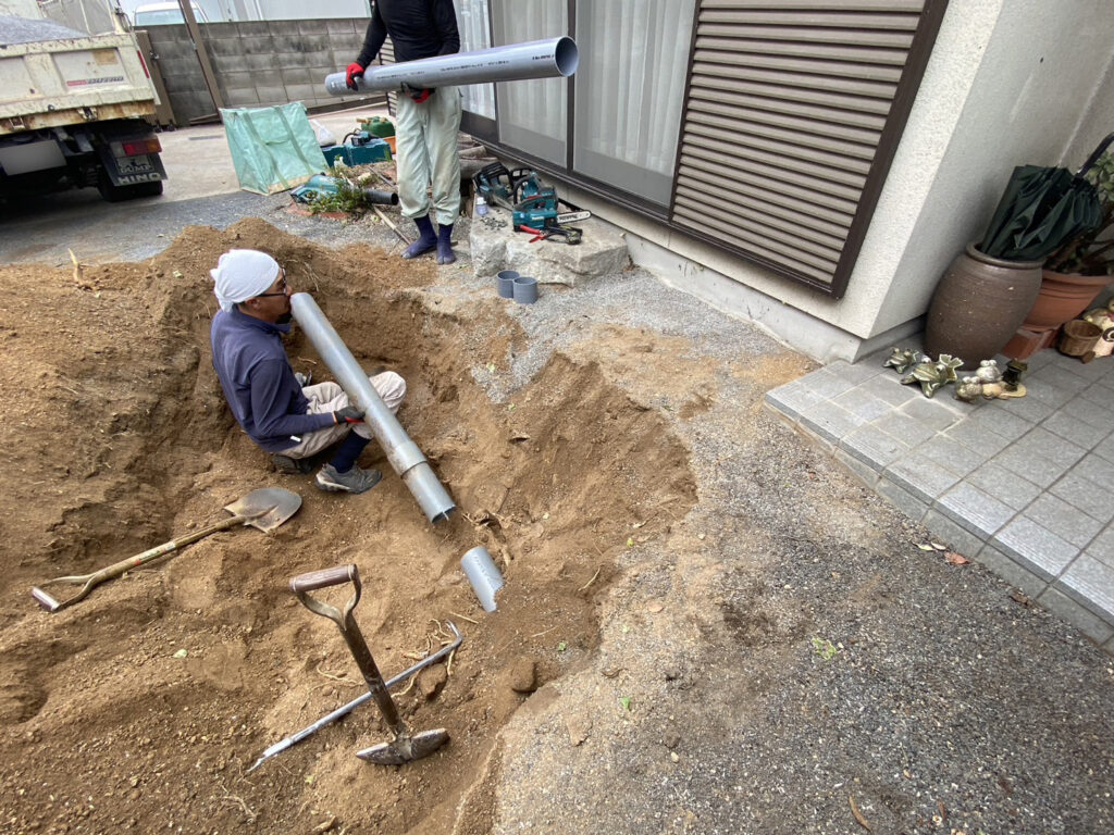 【高松市Ｍ様邸】庭木・植栽・花壇等を撤去しスッキリ✨庭仕舞い工事㊗完工 (株)カインズガーデン｜香川県の庭リフォーム工事