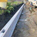 【善通寺市Ｈ様邸】境界CBブロック完成・甘土の移設等 (株)カインズガーデン｜香川県の庭リフォーム，庭仕舞い工事