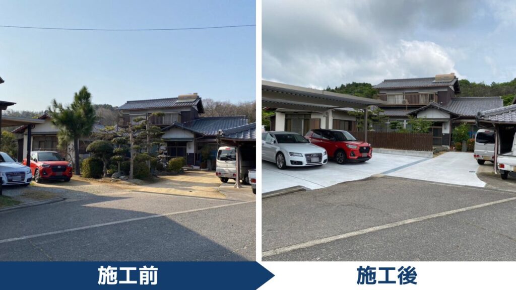 【綾川町Ｔ様邸】四期目OB様！庭木や植栽撤去工事スタート⛑ (株)カインズガーデン｜香川県の庭リフォーム工事，庭仕舞い