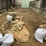 【三木町Ｓ様邸】10年前の真砂土DIY撤去処分＆お庭整地や修繕着工⛑ (株)カインズガーデン｜香川県の庭リフォーム工事，庭仕舞い