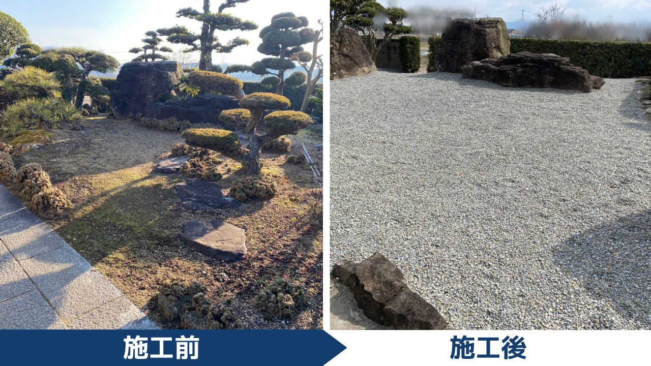 【西讃O様邸】全面雑草対策でスッキリ爽快✨庭仕舞い工事㊗完工 (株)カインズガーデン|香川県の庭リフォーム工事,庭仕舞い 【西讃O様邸】全面雑草対策でスッキリ爽快✨庭仕舞い工事㊗完工 (株)カインズガーデン|香川県の庭リフォーム工事,庭仕舞い