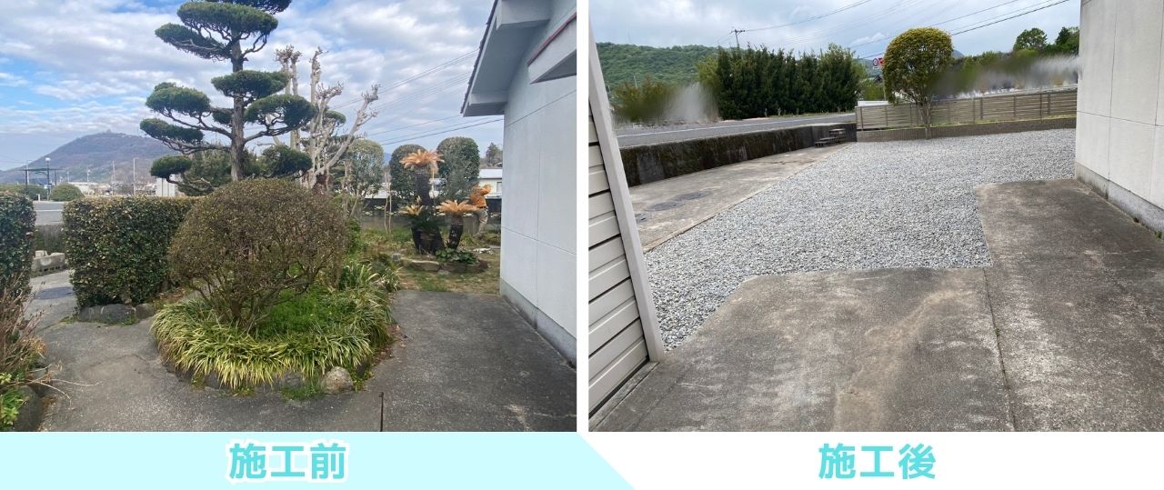 【三豊市高瀬町N様邸】スッキリ爽快✨庭仕舞い工事&玄関周りは洋風オシャレに㊗完工 (株)カインズガーデン|香川県の庭リフォーム工事 【三豊市高瀬町N様邸】スッキリ爽快✨庭仕舞い工事&玄関周りは洋風オシャレに㊗完工 (株)カインズガーデン|香川県の庭リフォーム工事