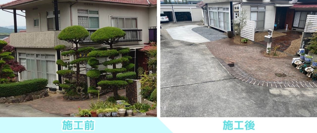 【三豊市高瀬町N様邸】スッキリ爽快✨庭仕舞い工事&玄関周りは洋風オシャレに㊗完工 (株)カインズガーデン|香川県の庭リフォーム工事 【三豊市高瀬町N様邸】スッキリ爽快✨庭仕舞い工事&玄関周りは洋風オシャレに㊗完工 (株)カインズガーデン|香川県の庭リフォーム工事