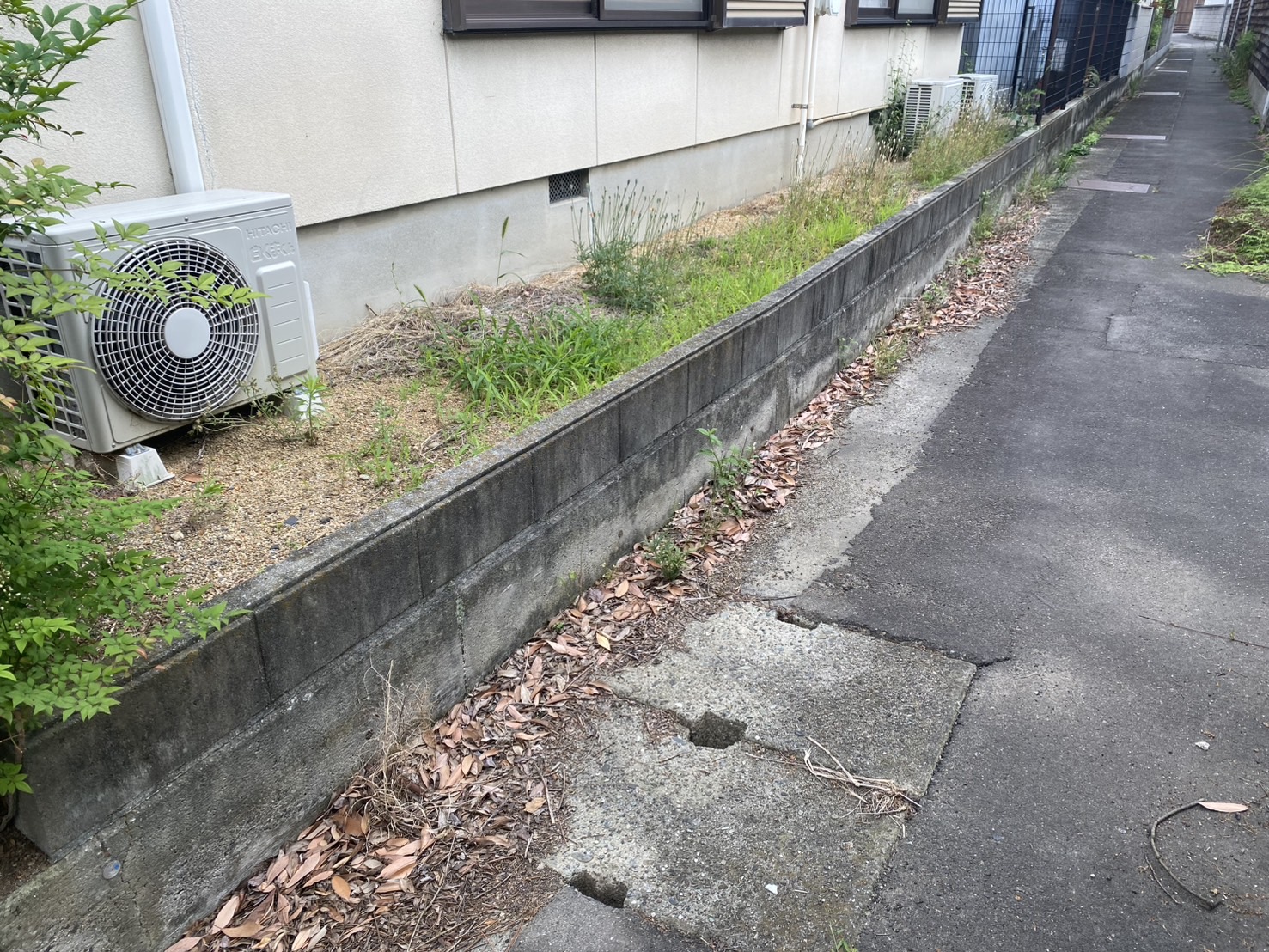 【高松市Ａ様邸】雑草対策工事＆植栽撤去、本日着工⛑ (株)カインズガーデン｜香川県の庭リフォーム工事，庭仕舞い工事