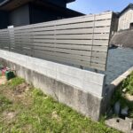 【綾川町Ｕ様邸】防草シートで万全の雑草対策✨目隠しフェンスも設置完了 (株)カインズガーデン｜香川県の庭リフォーム工事