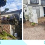 【三豊市高瀬町Ｎ様邸】スッキリ爽快✨庭仕舞い工事＆玄関周りは洋風オシャレに㊗完工 (株)カインズガーデン｜香川県の庭リフォーム工事