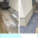 【高松市Ｓ様邸】敷石撤去＆雑草対策工事で景観スッキリ✨手入れ要らず👌㊗完工 (株)カインズガーデン｜香川県の庭仕舞い