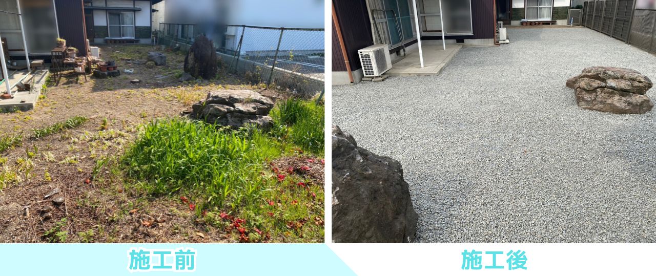 【三豊市山本町MO様邸】お庭全面の雑草対策工事&フェンス門扉設置㊗完工 (株)カインズガーデン|香川県の庭仕舞い工事 【三豊市山本町MO様邸】お庭全面の雑草対策工事&フェンス門扉設置㊗完工 (株)カインズガーデン|香川県の庭仕舞い工事