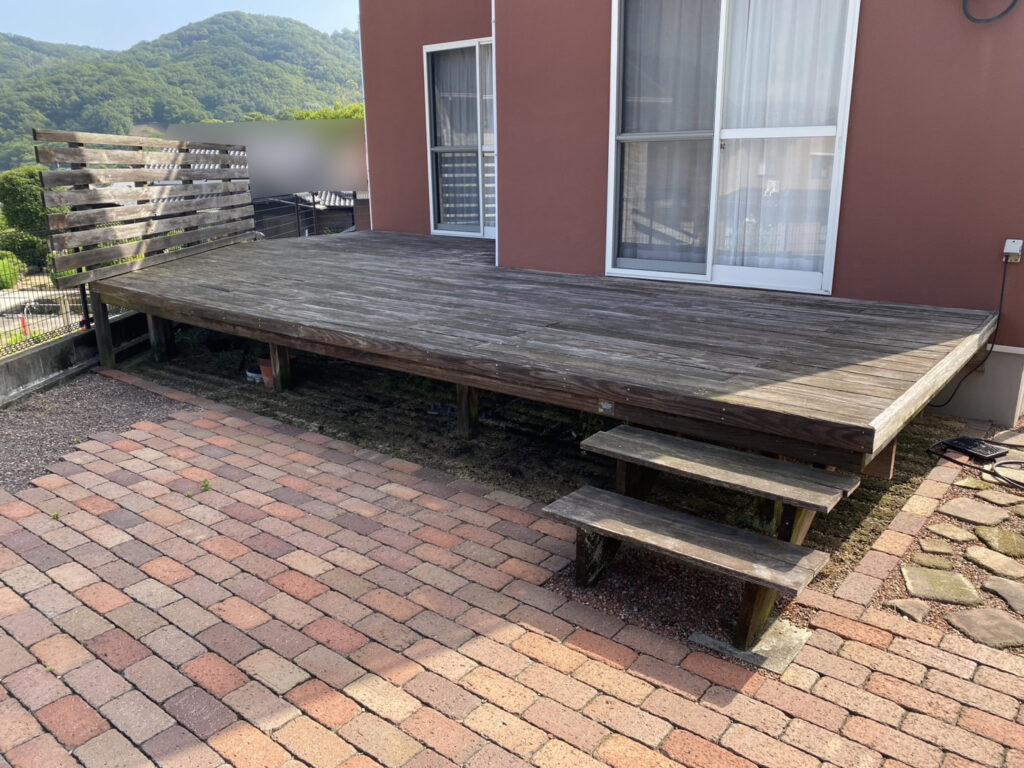 【高松市SA様邸】木製ウッドデッキと木製フェンスのリフォーム本日着工⛑ (株)カインズガーデン|香川県の庭リフォーム工事 【高松市SA様邸】木製ウッドデッキと木製フェンスのリフォーム本日着工⛑ (株)カインズガーデン|香川県の庭リフォーム工事
