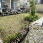【高松市Ｉ様邸】雑草対策＆ドッグランリフォーム工事、本日着工⛑ (株)カインズガーデン｜香川の庭リフォーム工事，庭仕舞い