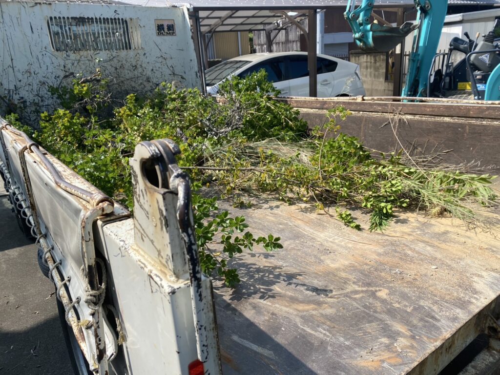 【多度津町Y様邸】庭木や雑草撤去し雑草対策✊本日着工⛑ (株)カインズガーデン|香川県の雑草対策工事,庭仕舞い工事 【多度津町Y様邸】庭木や雑草撤去し雑草対策✊本日着工⛑ (株)カインズガーデン|香川県の雑草対策工事,庭仕舞い工事