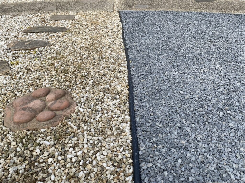 【高松市Ｉ様邸】お庭と花壇の雑草対策＆ドッグランリフォーム工事㊗完工 (株)カインズガーデン｜香川県の庭リフォーム工事