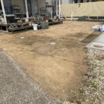 【高松市Ｉ様邸】天然芝や雑草・植栽撤去完了。お庭も花壇もスッキリ綺麗になりました (株)カインズガーデン｜香川の雑草対策，ドッグランリフォーム工事