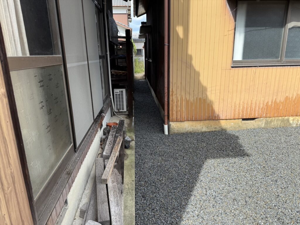 【多度津町Ｙ様邸】正面も裏庭もスッキリ爽快✨庭木撤去＆雑草対策工事㊗完工 (株)カインズガーデン｜香川県の庭仕舞い工事