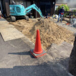 【綾川町ＭＯ様邸】石垣・石の門柱撤去完了✨坪庭解体も順調です (株)カインズガーデン｜香川県の庭リフォーム工事