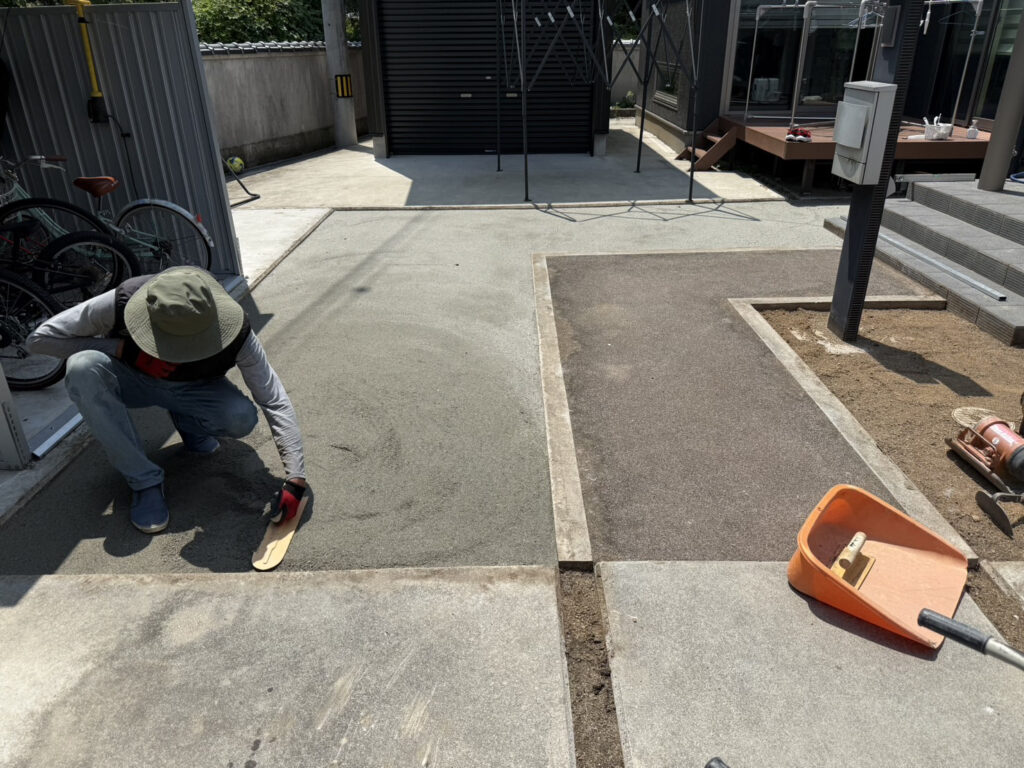 【綾川町Ｏ様邸】人工芝でスッキリ✨鮮やかに広がる緑のお庭㊗完工 (株)カインズガーデン｜香川県の庭リフォーム工事