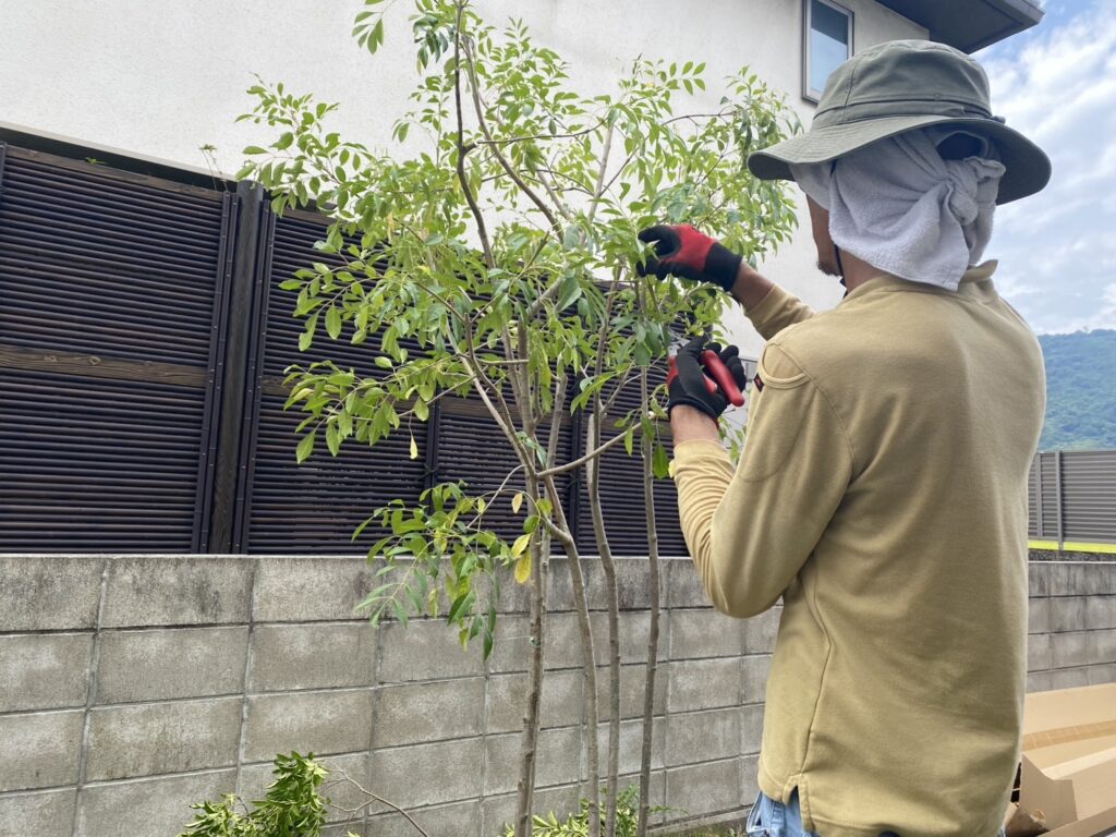 【坂出市A様邸】植栽移設&カーポートやテラス設置中 (株)カインズガーデン|香川県の庭リフォーム工事,エクステリア工事 【坂出市A様邸】植栽移設&カーポートやテラス設置中 (株)カインズガーデン|香川県の庭リフォーム工事,エクステリア工事