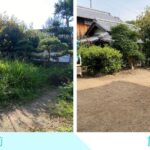 【三豊市Ｓ様邸】スッキリ綺麗な土の地面はウン年ぶり✨庭仕舞い工事㊗完工 (株)カインズガーデン｜香川県の庭リフォーム工事