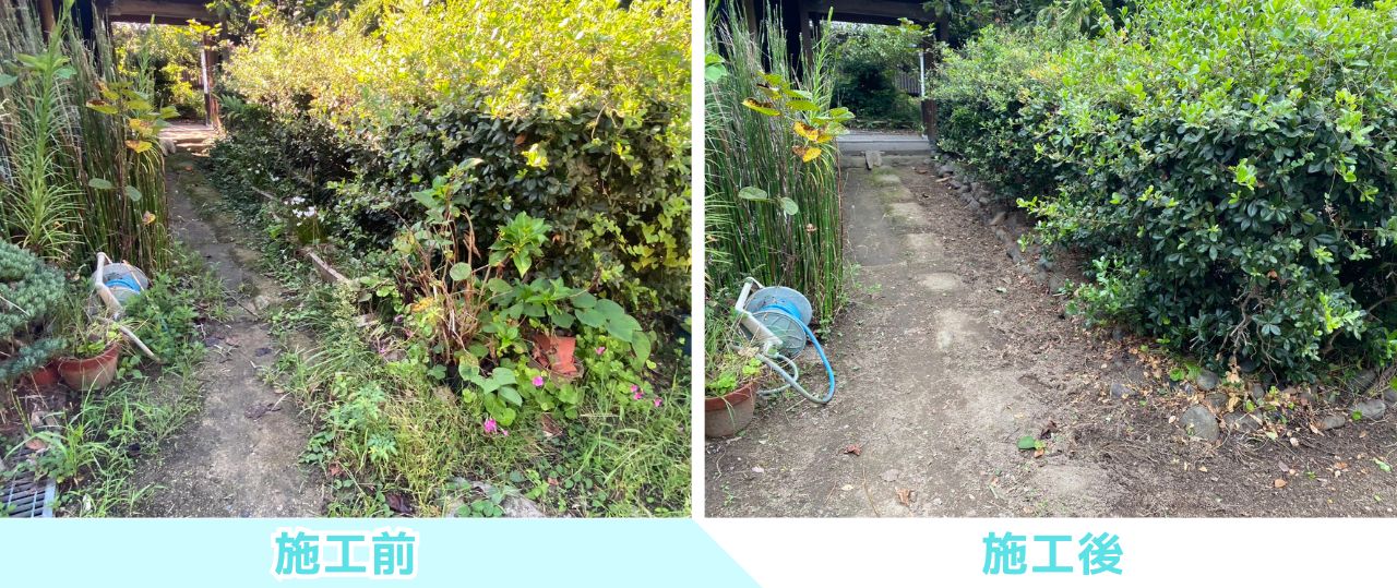 【三豊市S様邸】スッキリ綺麗な土の地面はウン年ぶり✨庭仕舞い工事㊗完工 (株)カインズガーデン|香川県の庭リフォーム工事 【三豊市S様邸】スッキリ綺麗な土の地面はウン年ぶり✨庭仕舞い工事㊗完工 (株)カインズガーデン|香川県の庭リフォーム工事