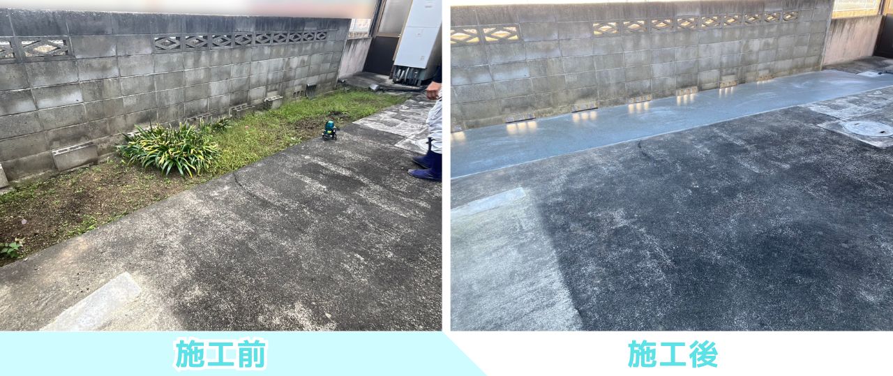 【綾川町ＳＩ様邸】雑草対策工事㊗完工｜花壇スペース３箇所スッキリ✨ (株)カインズガーデン｜香川県の庭仕舞い工事