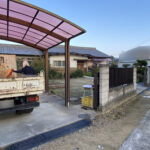 【綾川町Ｍ様邸】庭仕舞い工事着工⛑｜庭木撤去や雑草対策，駐車場拡張，物置移設 (株)カインズガーデン｜香川の庭仕舞い