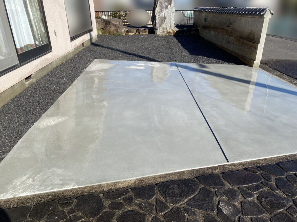 【香川町Ｈ様邸】駐車場拡張＆庭じまい工事㊗完工｜駐車スペース広々✨お庭はスッキリ雑草対策完了💪 (株)カインズガーデン