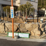 【綾川町Ｓ様邸】庭じまい工事｜生垣の目隠し撤去後は、新たに目隠しフェンスを設置していきます (株)カインズガーデン