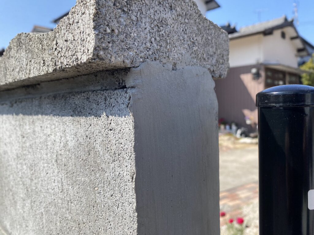 【香川町Ｈ様邸二期】ブロックフェンス工事㊗完工｜軽量メッシュフェンスで安心✨境界面スッキリ完成 (株)カインズガーデン