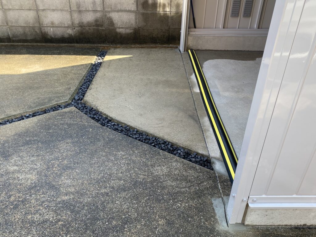 【香川町Ｖ様邸】バイクガレージ工事㊗完工｜間口広々！ハイルーフタイプの格好良いバイク保管庫完成✨ (株)カインズガーデン