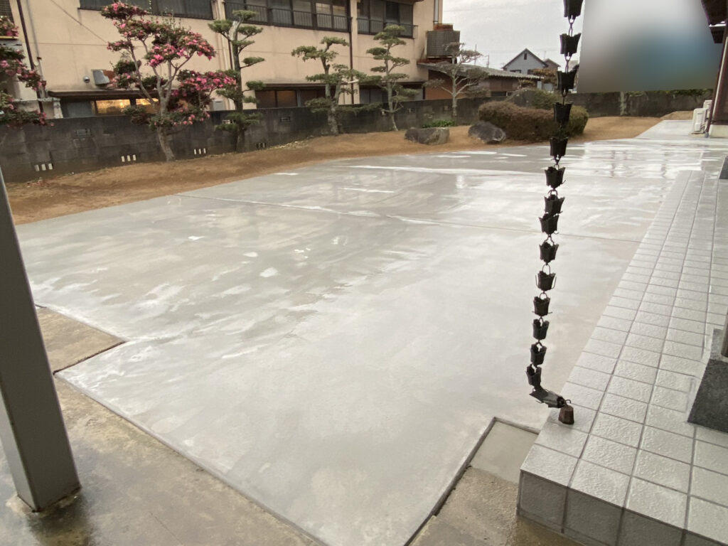 【綾川町Ｔ様邸】雑草対策＆庭仕舞い工事㊗完工｜コンクリートの最強雑草対策仕上げでスッキリ完了✨ (株)カインズガーデン