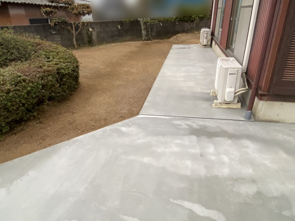 【綾川町Ｔ様邸】雑草対策＆庭仕舞い工事㊗完工｜コンクリートの最強雑草対策仕上げでスッキリ完了✨ (株)カインズガーデン