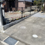 【香川町Ｈ様邸二期】ブロックフェンス工事㊗完工｜軽量メッシュフェンスで安心✨境界面スッキリ完成 (株)カインズガーデン