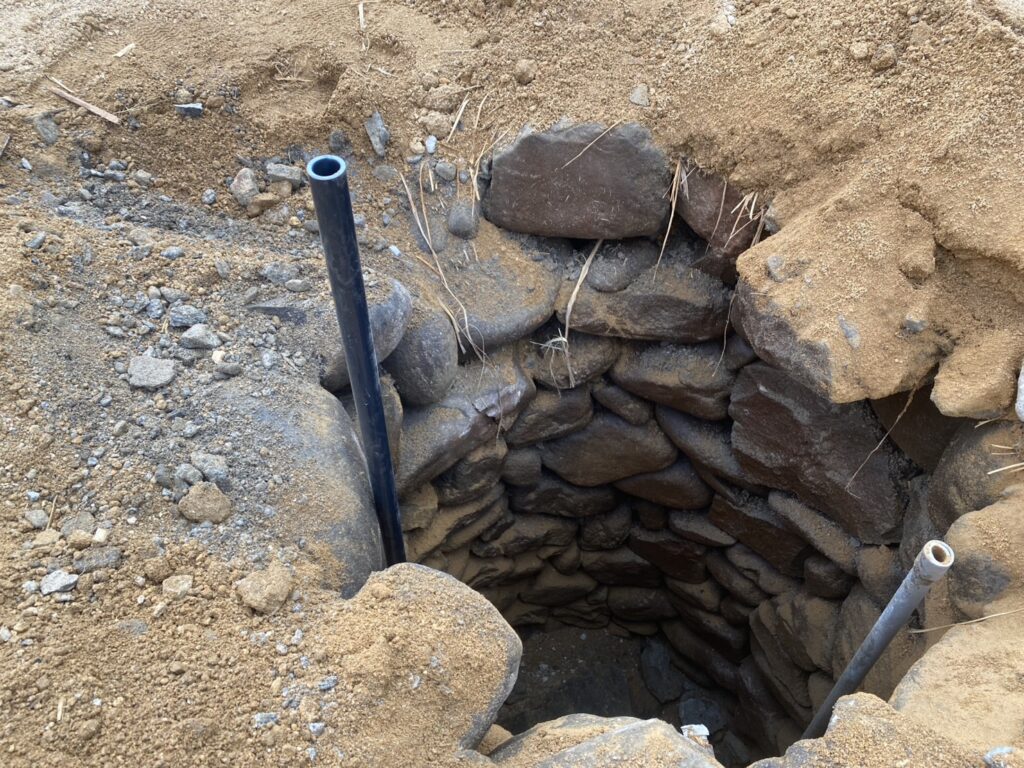 【まんのう町Ｍ様邸】地先境界ブロック＆整地工事㊗着完工｜境界ハッキリ安心✨井戸じまいも綺麗に完了 (株)カインズガーデン