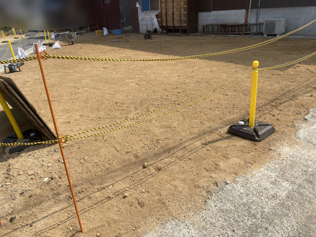 【まんのう町Ｍ様邸】地先境界ブロック＆整地工事㊗着完工｜境界ハッキリ安心✨井戸じまいも綺麗に完了 (株)カインズガーデン