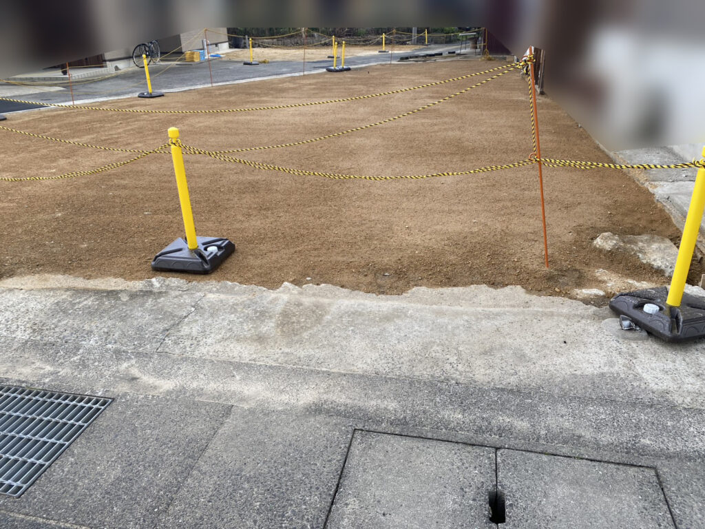 【まんのう町Ｍ様邸】地先境界ブロック＆整地工事㊗着完工｜境界ハッキリ安心✨井戸じまいも綺麗に完了 (株)カインズガーデン