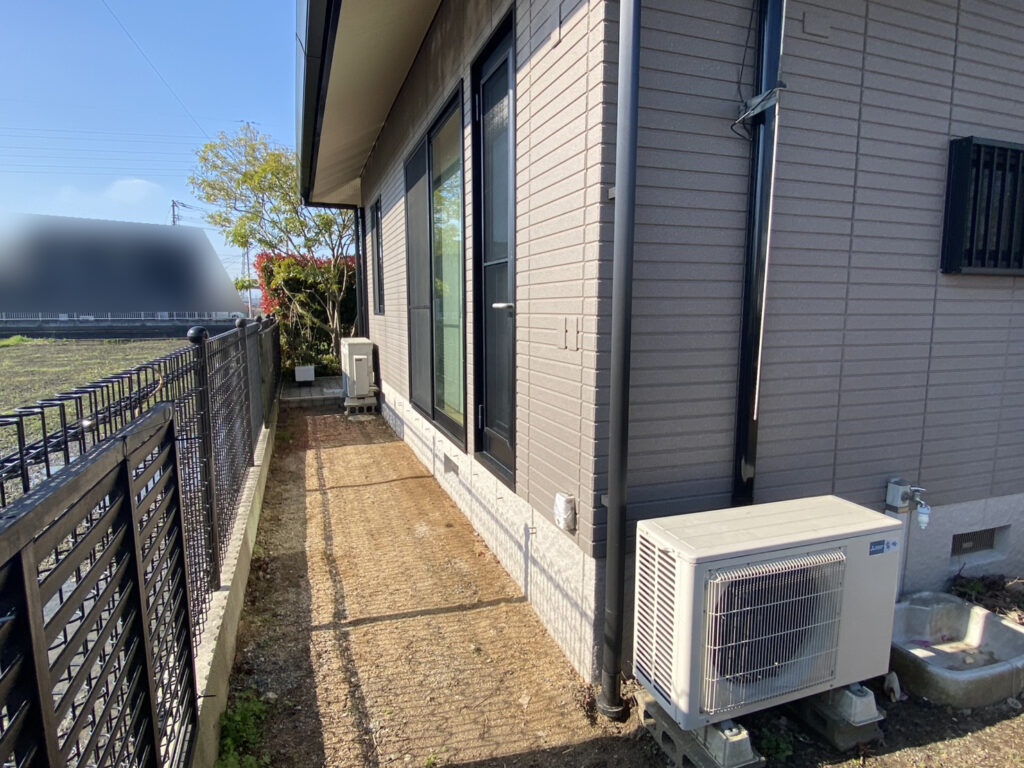 【三豊市Ａ様邸】サンルーム設置工事再開｜先にコンクリートを打設し、サンルーム設置は来週からです (株)カインズガーデン