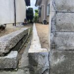 【丸亀市Ｕ様邸】ブロック塀撤去＆目隠しフェンス工事｜ブロック塀撤去完了！基礎天板も綺麗に仕上げ (株)カインズガーデン