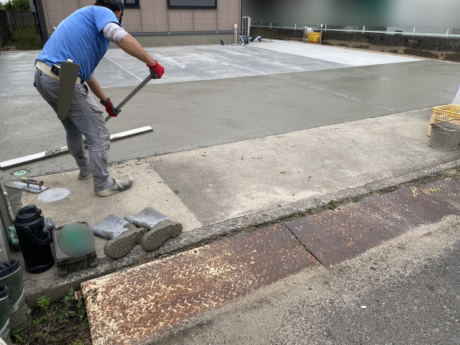 【坂出市Ｏ様邸】庭仕舞い工事｜計３回のコンクリート打設が無事完了✨今週中完工へのラストスパート (株)カインズガーデン