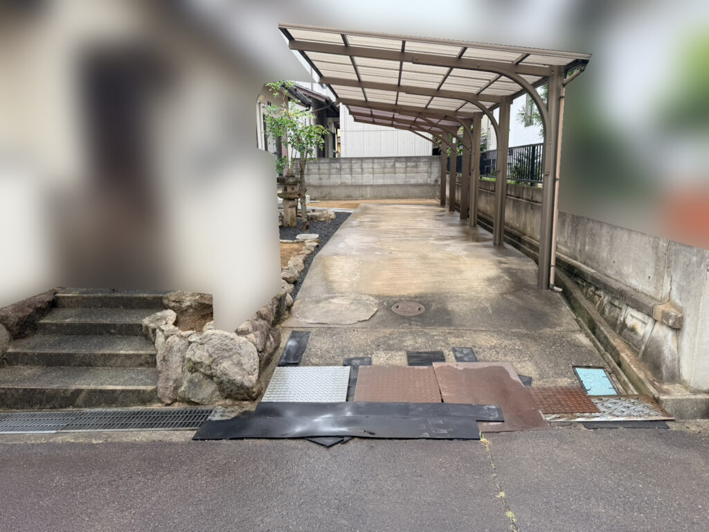 【綾川町Ｋ様邸】雑草対策＆庭仕舞い工事㊗完工｜防草シートや砂利で裏庭＆玄関周りもスッキリ完了✨ (株)カインズガーデン
