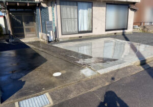 【香川町Ｈ様邸】駐車場拡張＆庭じまい工事㊗完工｜駐車スペース広々✨お庭はスッキリ雑草対策完了💪 (株)カインズガーデン