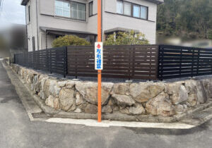 【綾川町Ｓ様邸】庭仕舞い工事㊗完工｜お庭は雑草対策バッチリ👍目隠しフェンスで囲いスッキリ完了✨ (株)カインズガーデン